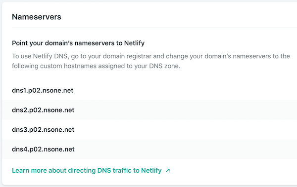 Verify domain on Netlify